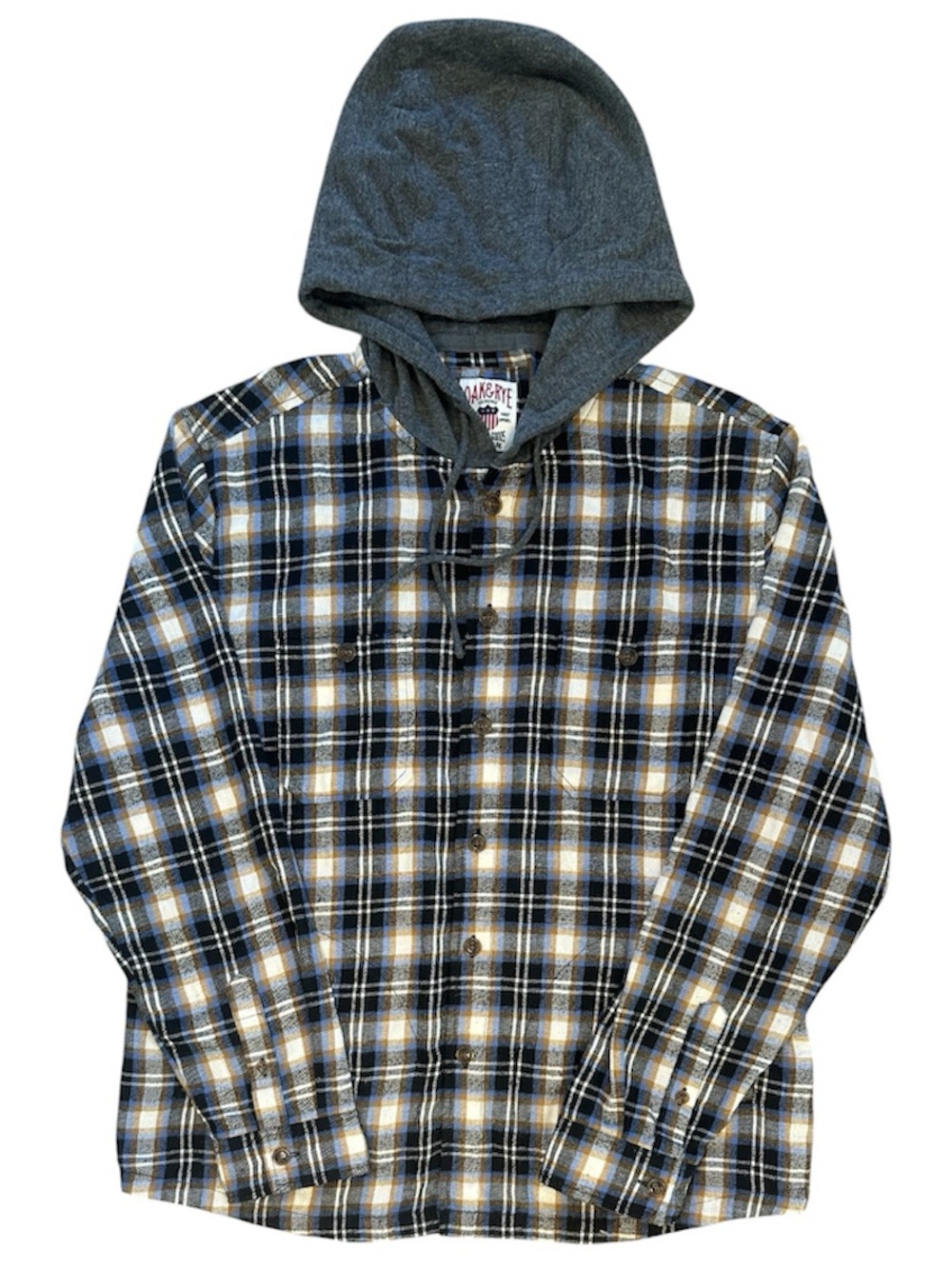 Oak & Rye Hooded Flannel